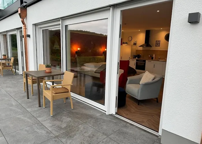 #8 Ommi Kese See-suite Fd Sauna Hund Terrasse Apartament Olpe bei Meschede